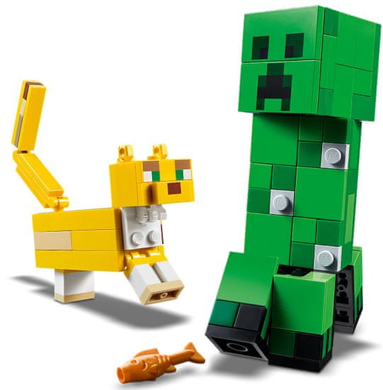 LEGO Minecraft 21156 Veľká figúrka: Creeper™ a Ocelot
