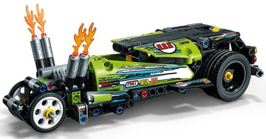 LEGO Technic 42103 Dragster - rozbalené