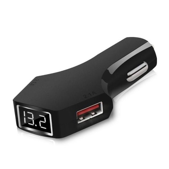 Automax USB nabíjačka s meradlom napätie 4,2A