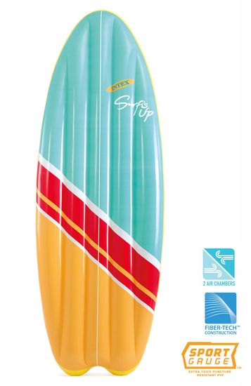 Intex Nafukovací matrac surfboard 178 x 69 cm, modro/oranžová