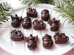 Silikomart Silikónová forma na čokoládu – veselé Vianoce