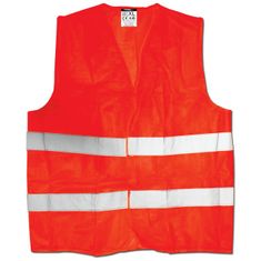 Max Výstražná reflexná vesta oranžová veľkosť XL