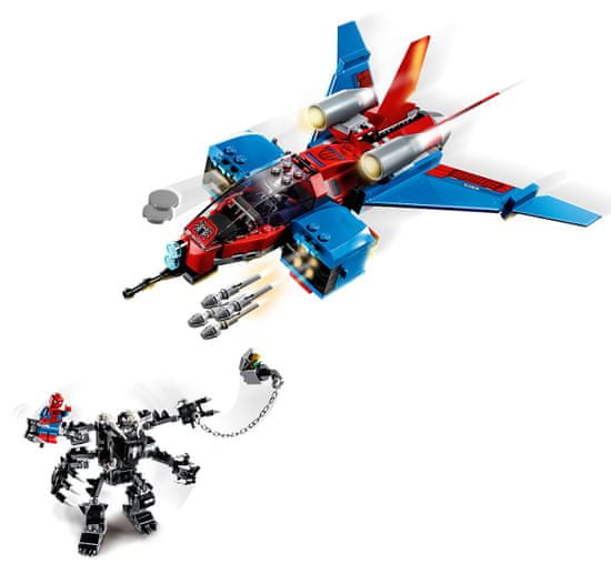 LEGO Super Heroes 76150 Spiderjet vs. Venomov robot