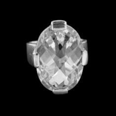 Amiatex Strieborný prsteň 14967 + Nadkolienky Gatta Calzino Strech, 56