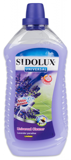 Sidolux Universal SODA POWER s vôňou LAVENDER PARADISE 1000 ml