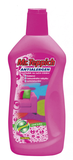 Mr. Teppich ANTIALERGEN ručný čistič na koberce s vôňou KVET 500 ml