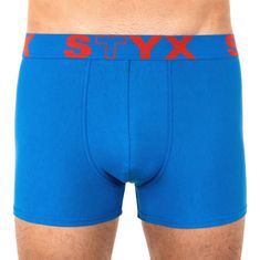 Styx 3PACK pánske boxerky športová guma modré (G9676869) - veľkosť XL