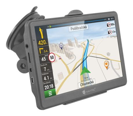 Automobilová GPS navigácia Navitel E700 TMC, mapa Európy, RDS-TMC, veľký displej