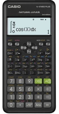 Vedecká kalkulačka Casio FX 991 ES PLUS 2E, malá, ľahká, výpočet percent