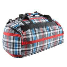 Target Cestovná taška , Kockovaná, červeno/modro/sivá