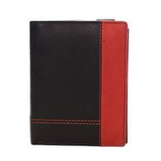 Delami Pánska kombinovaná peňaženka Rhyts black/red