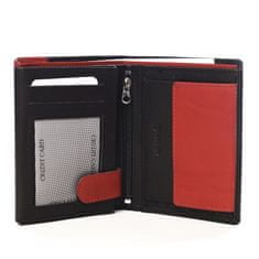 Delami Pánska kombinovaná peňaženka Rhyts black/red