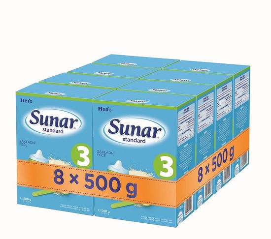 Sunar Standard 3, 8x500g