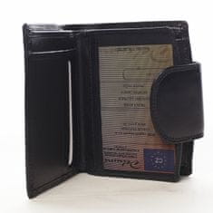 Delami Štýlová dámska kožená peňaženka Sabina čierna