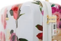 CAVALET Stredný kufor Rose Flower White