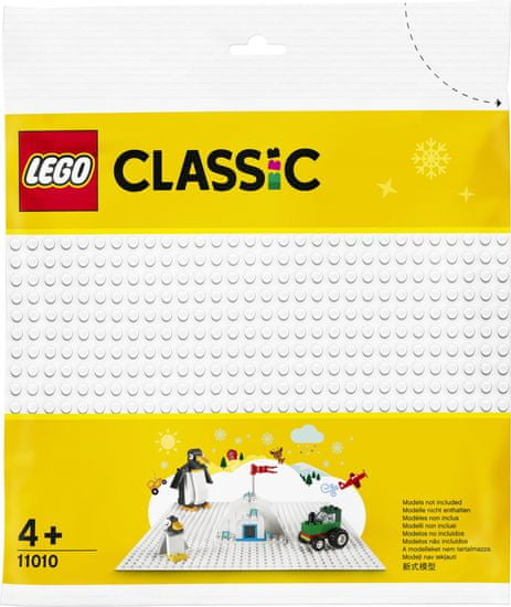 LEGO Classic 11010 Biela podložka na stavanie