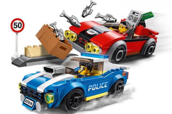 LEGO City Police 60242 Policajná naháňačka na diaľnici