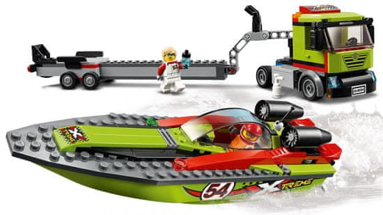 LEGO City Great Vehicles 60254 Preprava pretekárskeho člna