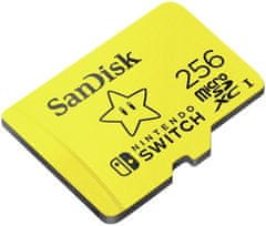 SanDisk microSDXC Nintendo Switch 256 GB 100 MB/s A1 C10 V30 UHS-1 U3 (SDSQXAO-256G-GNCZN)