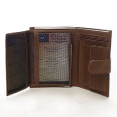 Delami Pánska kožená peňaženka so zápalkou Sebastian koňaková