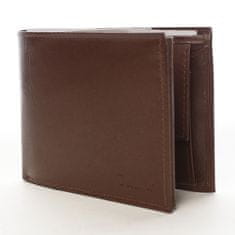Delami Praktická pánska kožená peňaženka Oli hnedá