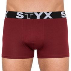Styx Pánske boxerky športová guma vínové (G1060) - veľkosť S