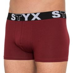 Styx Pánske boxerky športová guma vínové (G1060) - veľkosť S
