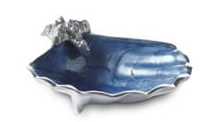 Julia Knight Miska v tvare mušle SCALOP modrá 11 x 10,5 cm