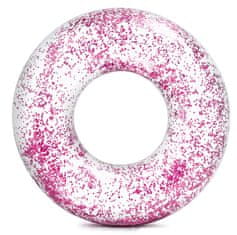 Intex 56274 Kruh plávací flitrový ružový