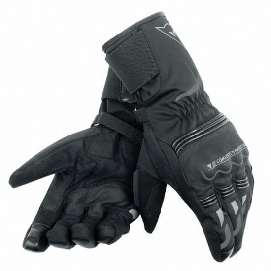 Dainese TEMPEST UNISEX D-DRY LONG rukavice čierne