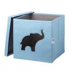 Love It Store It Úložný box na hračky s krytom a okienkom - slon