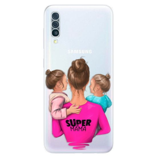 iSaprio Silikónové puzdro - Super Mama - Two Girls pre Samsung Galaxy A50