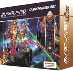 MAGPLAYER Magplayer magnetická stavebnica 208 ks