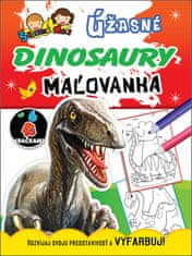 Úžasné dinosaury Maľovanka - Rozvíjaj svoju predstavivosť a vyfarbuj!