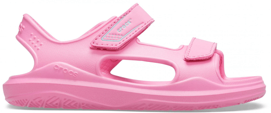 Crocs dievčenské sandále Swiftwater Expedition K Pink Lemonade/Pink Lemonade 206267-6M3