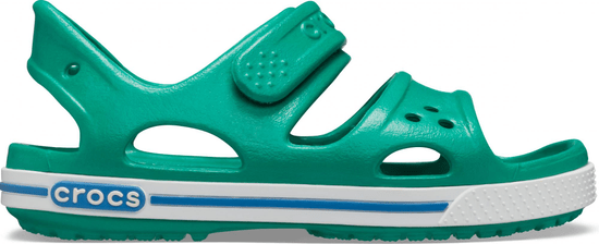 Crocs chlapčenské Crocband II Sandal PS Deep Green/Prep Blue 14854-3TV
