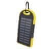 setty. solárna žltá powerbanka 5000mAh 5V GSM036557