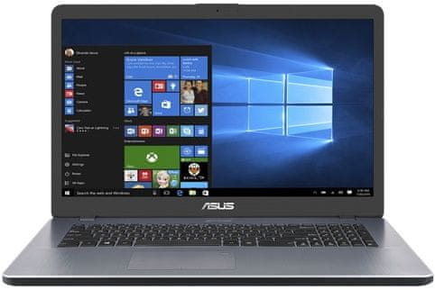 Notebook Asus M705BA-BX030T 17,3 palcov HD+, amd dual core A4, SSD, SonicMaster, AMD Radeon R3