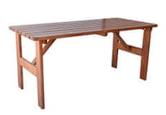 Rojaplast VIKING stôl LAKOVANÝ hnedý 180 cm
