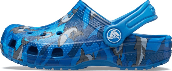 Crocs Classic Shark Clog PS Prep Blue 206147-4KI