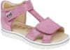 KTR® dievčenské kožené sandále 119/138/327/BA 26, ružové - zánovné