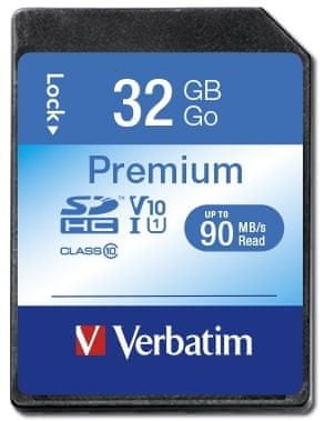 VERBATIM Premium SDHC 32GB UHS-I V10 U1 (43963)