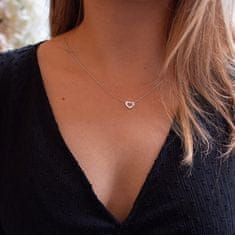 Hot Diamonds Strieborný náhrdelník so srdiečkom Amulets DP747