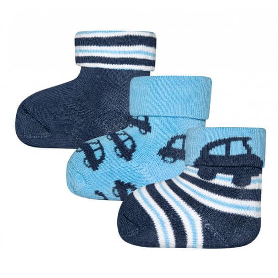 EWERS chlapčenské ponožky set 3 ks auto