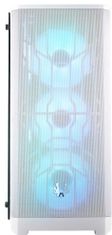 BitFenix Nova Mesh TG A-RGB, Tempered Glass, biela