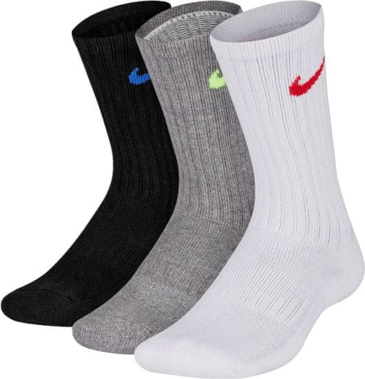 Nike detské ponožky Cushioned Crew Training Socks (3Pack)