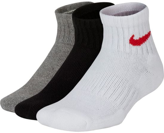 Nike detské ponožky Cushioned Quarter Training Socks (3 Pair)