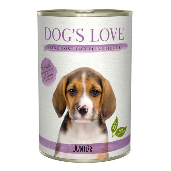 Dog's Love konzerva Junior Classic jahňacie 400 g