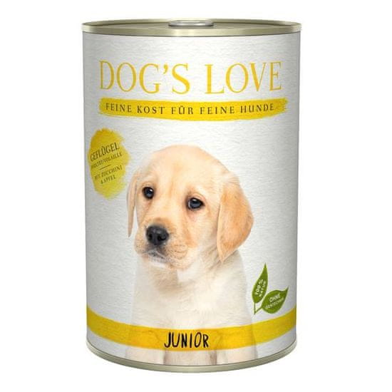 Dog's Love konzerva Junior Classic hydinové 400 g