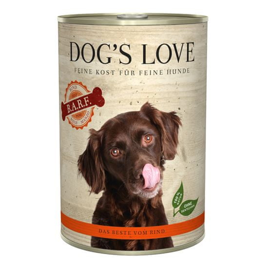Dog's Love konzerva B.A.R.F. hovädzie 400 g